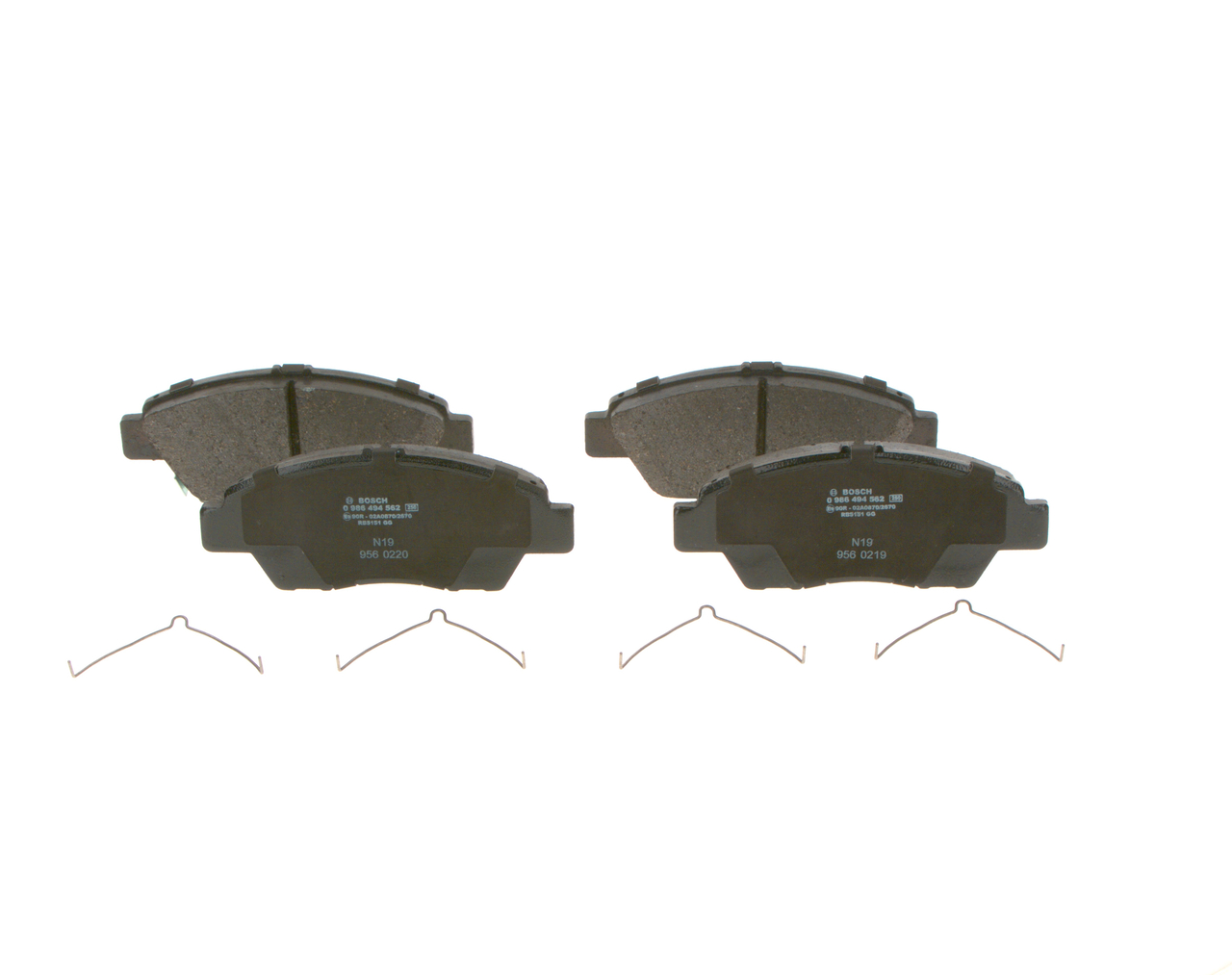 Brake Pad Set, disc brake (Front axle)  Art. 0986494562