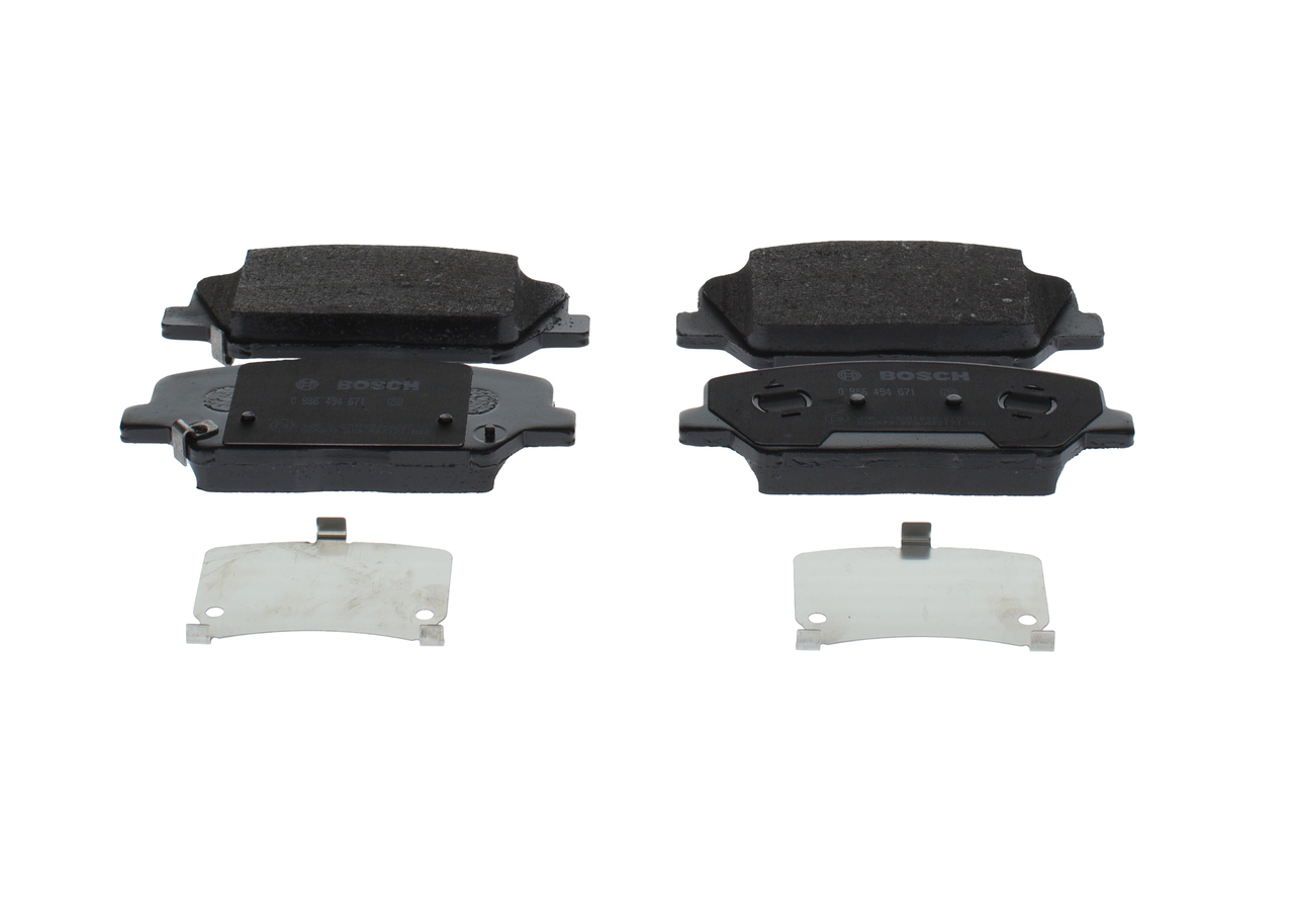 Brake Pad Set, disc brake (Front axle)  Art. 0986494671