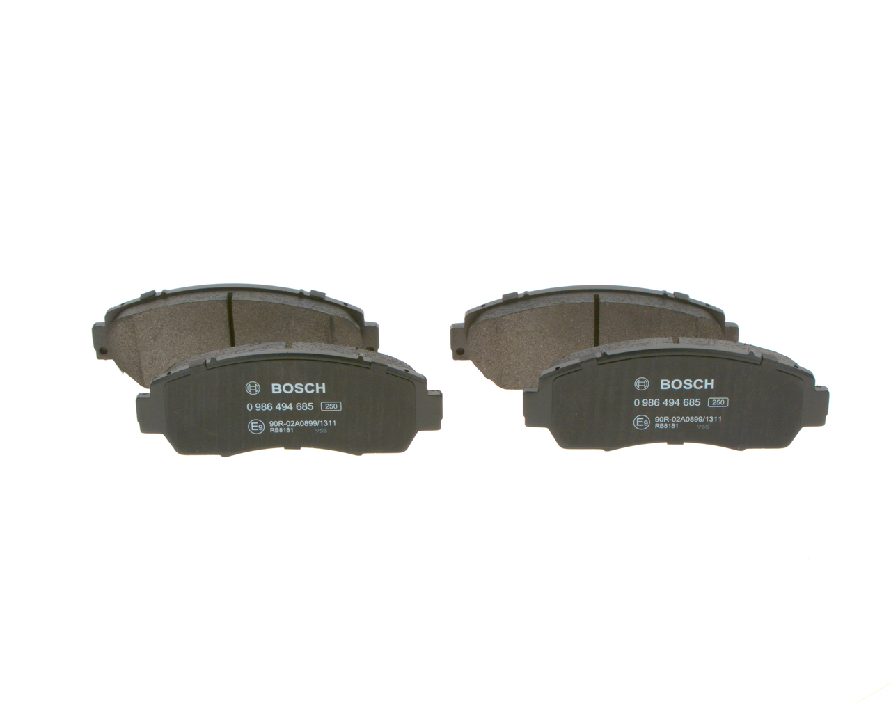 Brake Pad Set, disc brake (Front axle)  Art. 0986494685