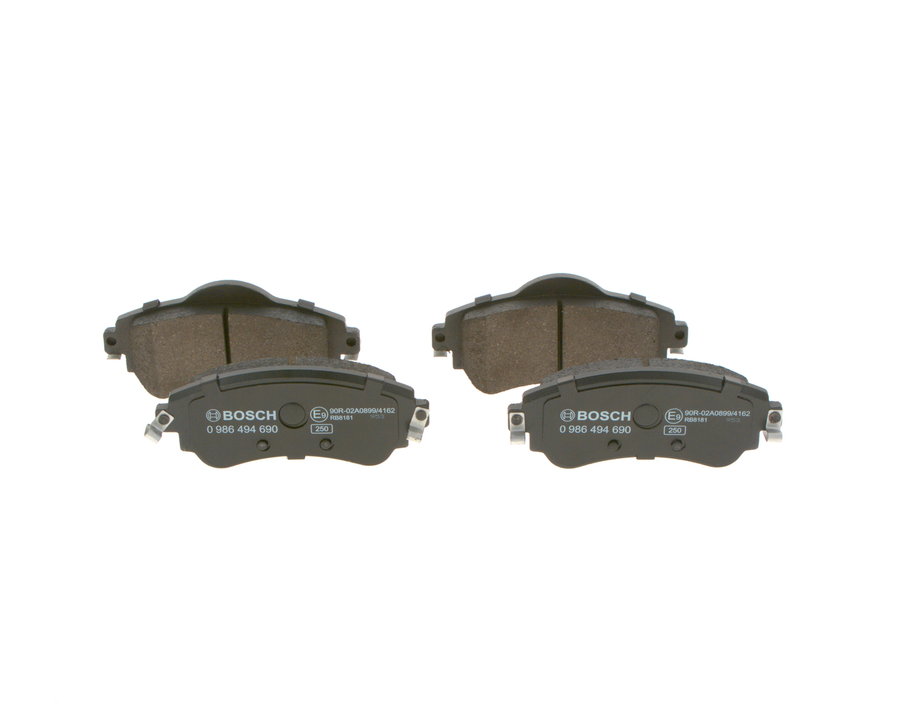 Brake Pad Set, disc brake (Front axle)  Art. 0986494690