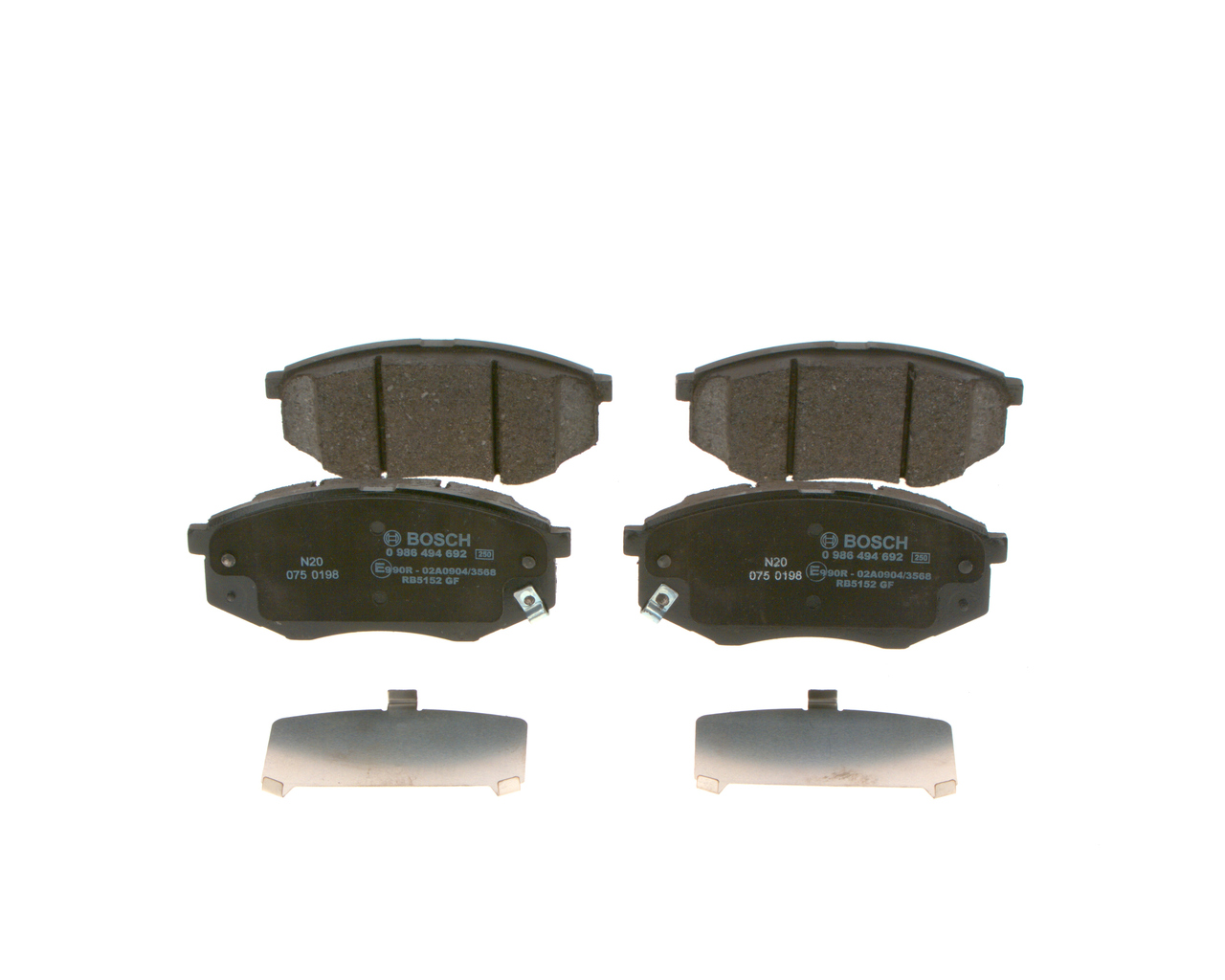 Brake Pad Set, disc brake (Front axle)  Art. 0986494692