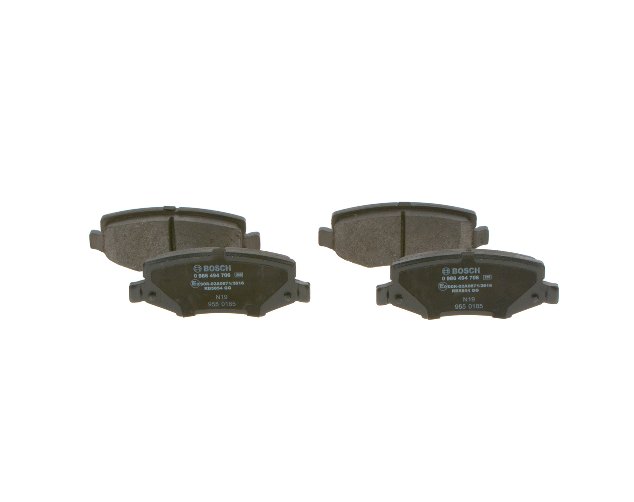 Brake Pad Set, disc brake (Rear axle)  Art. 0986494706