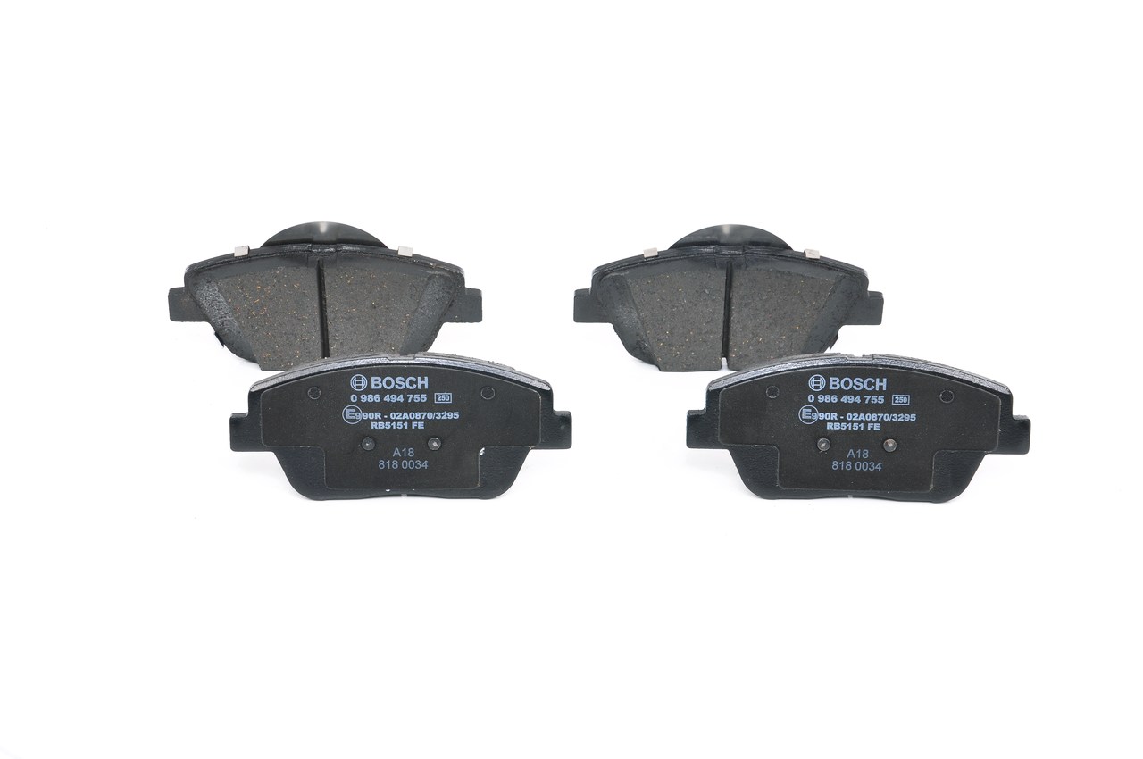 Brake Pad Set, disc brake (Front axle)  Art. 0986494755