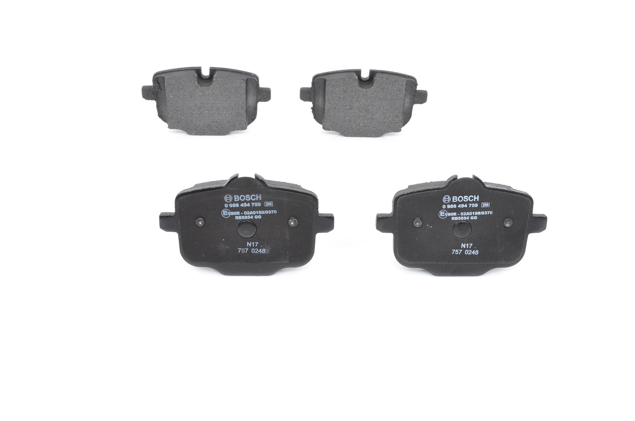 Brake Pad Set, disc brake (Rear axle)  Art. 0986494759