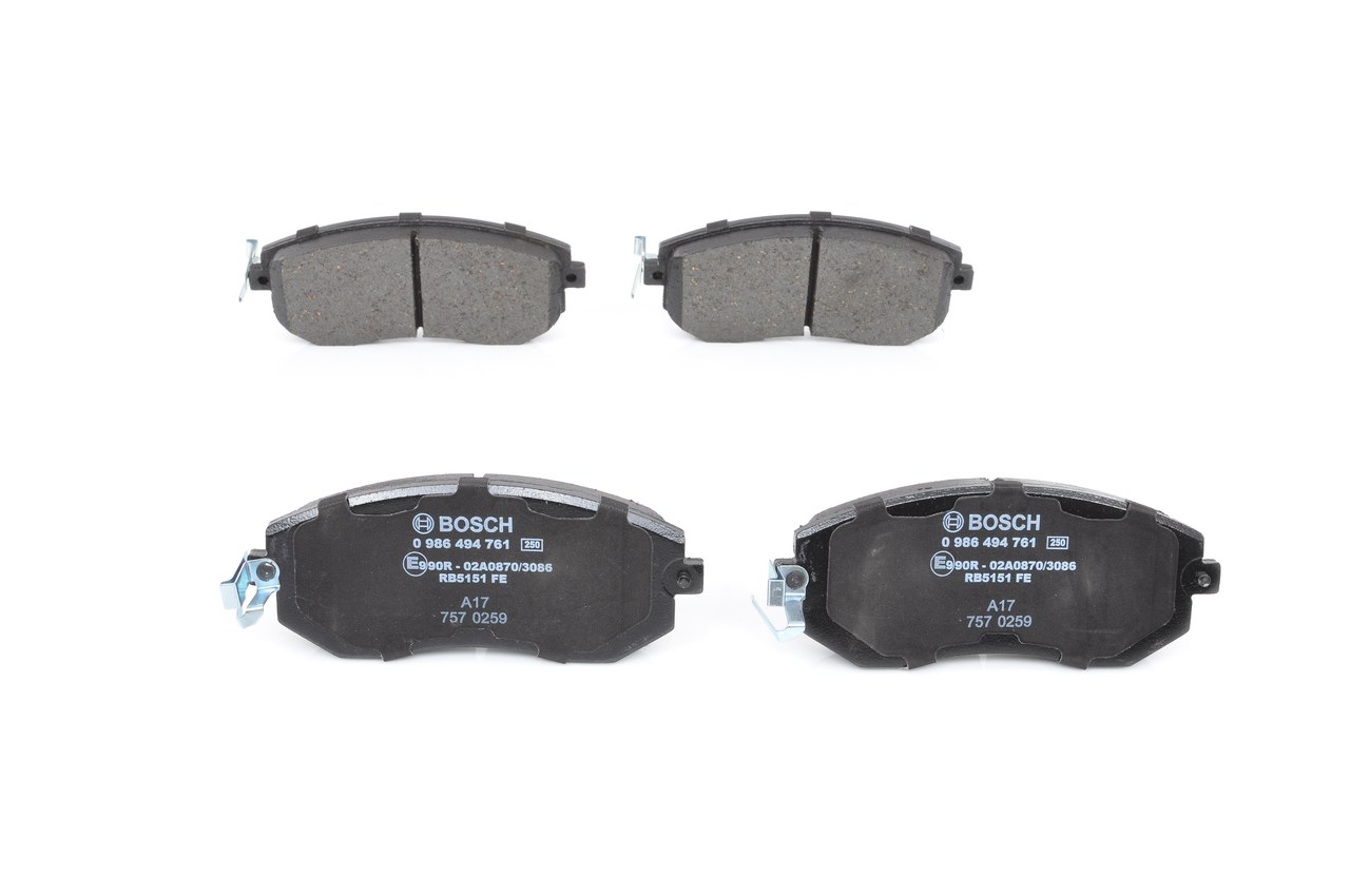 Brake Pad Set, disc brake (Front axle)  Art. 0986494761