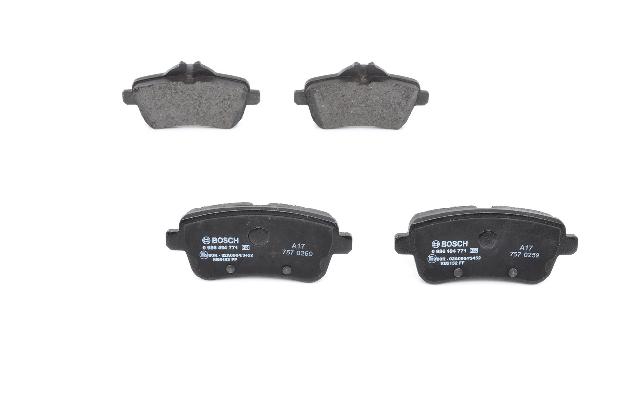 Brake Pad Set, disc brake (Rear axle)  Art. 0986494771