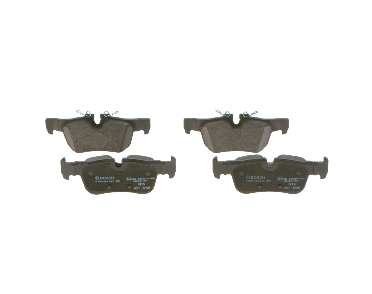 Brake Pad Set, disc brake (Rear axle)  Art. 0986494812