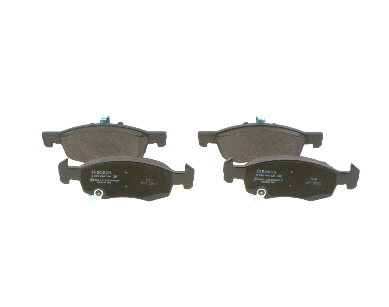 Brake Pad Set, disc brake (Front axle)  Art. 0986494824