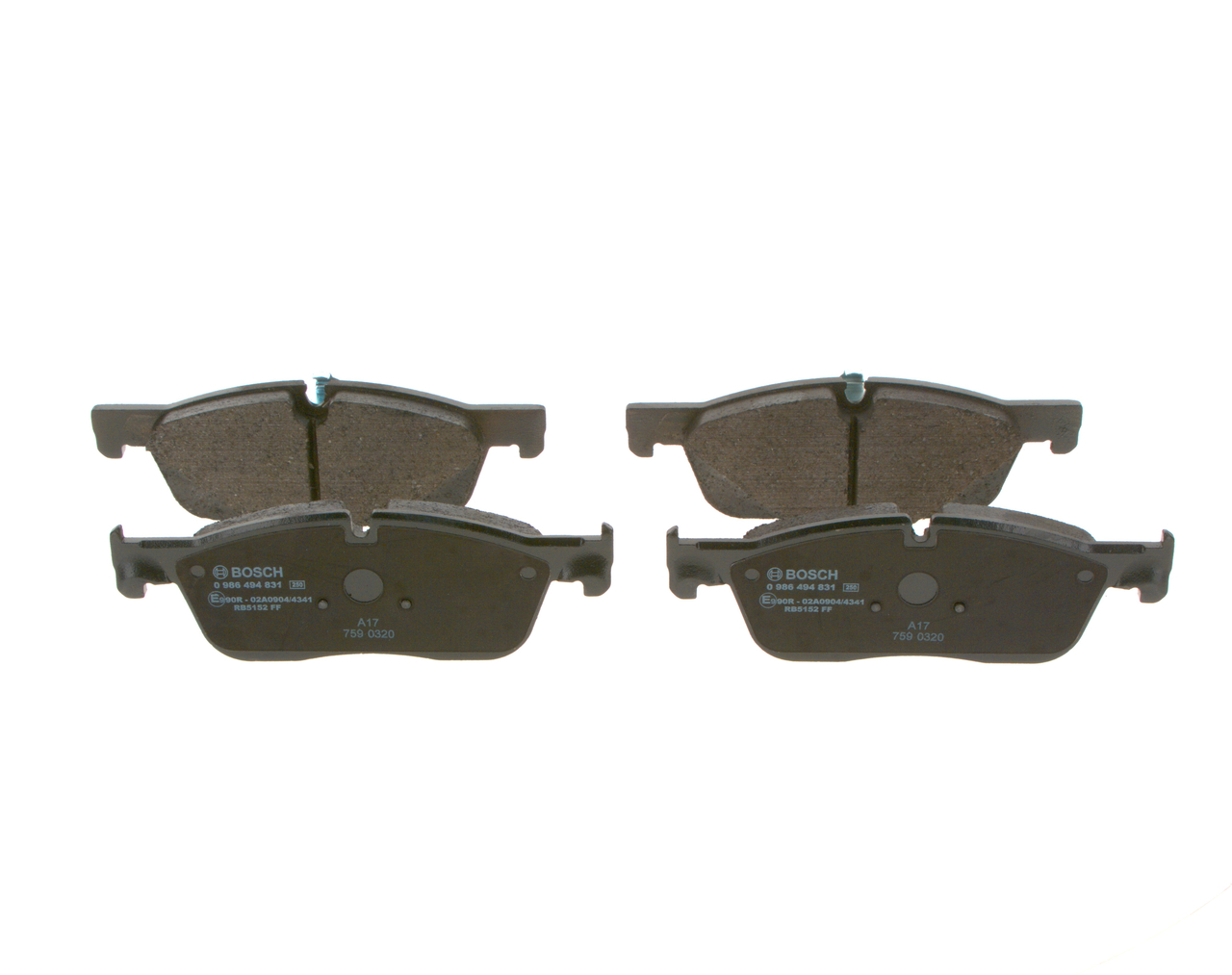 Brake Pad Set, disc brake (Front axle)  Art. 0986494831