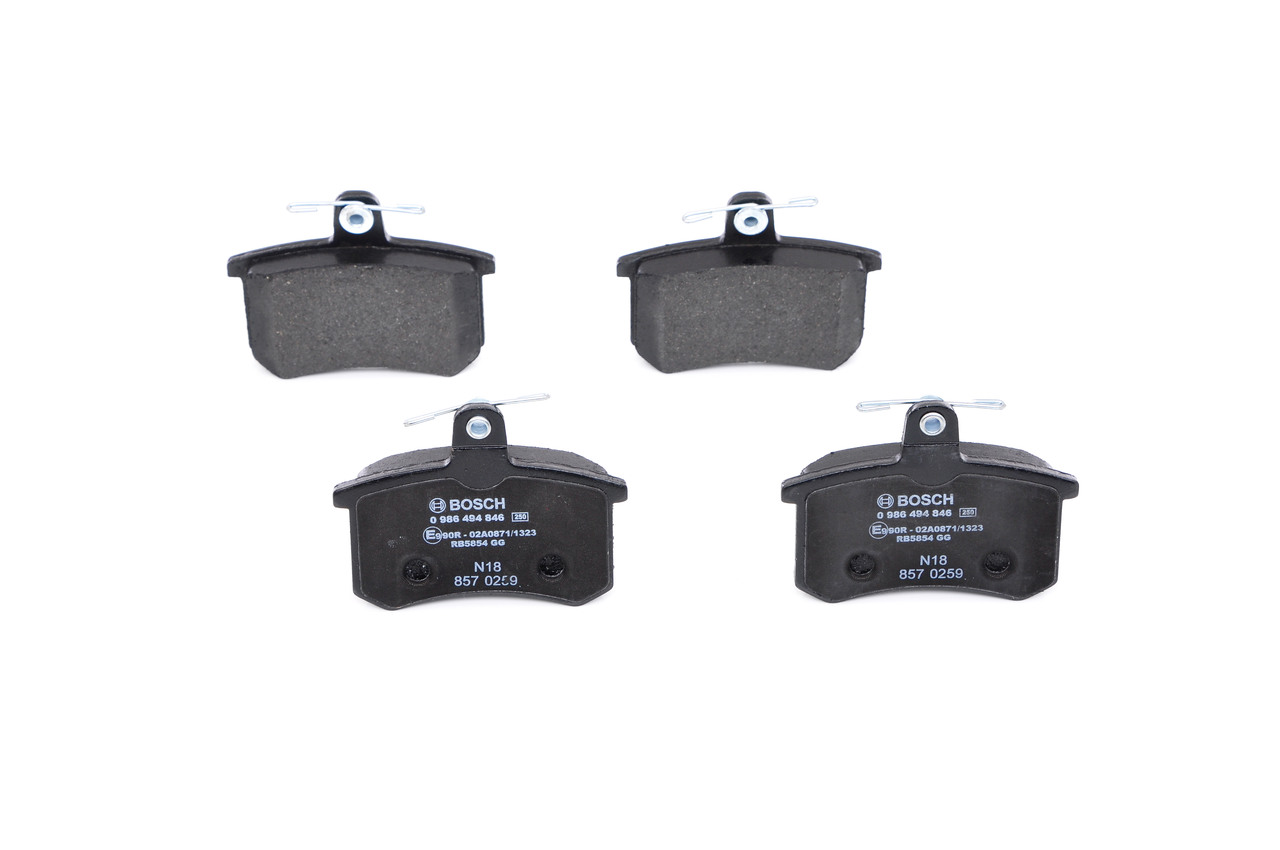 Brake Pad Set, disc brake (Rear axle)  Art. 0986494846