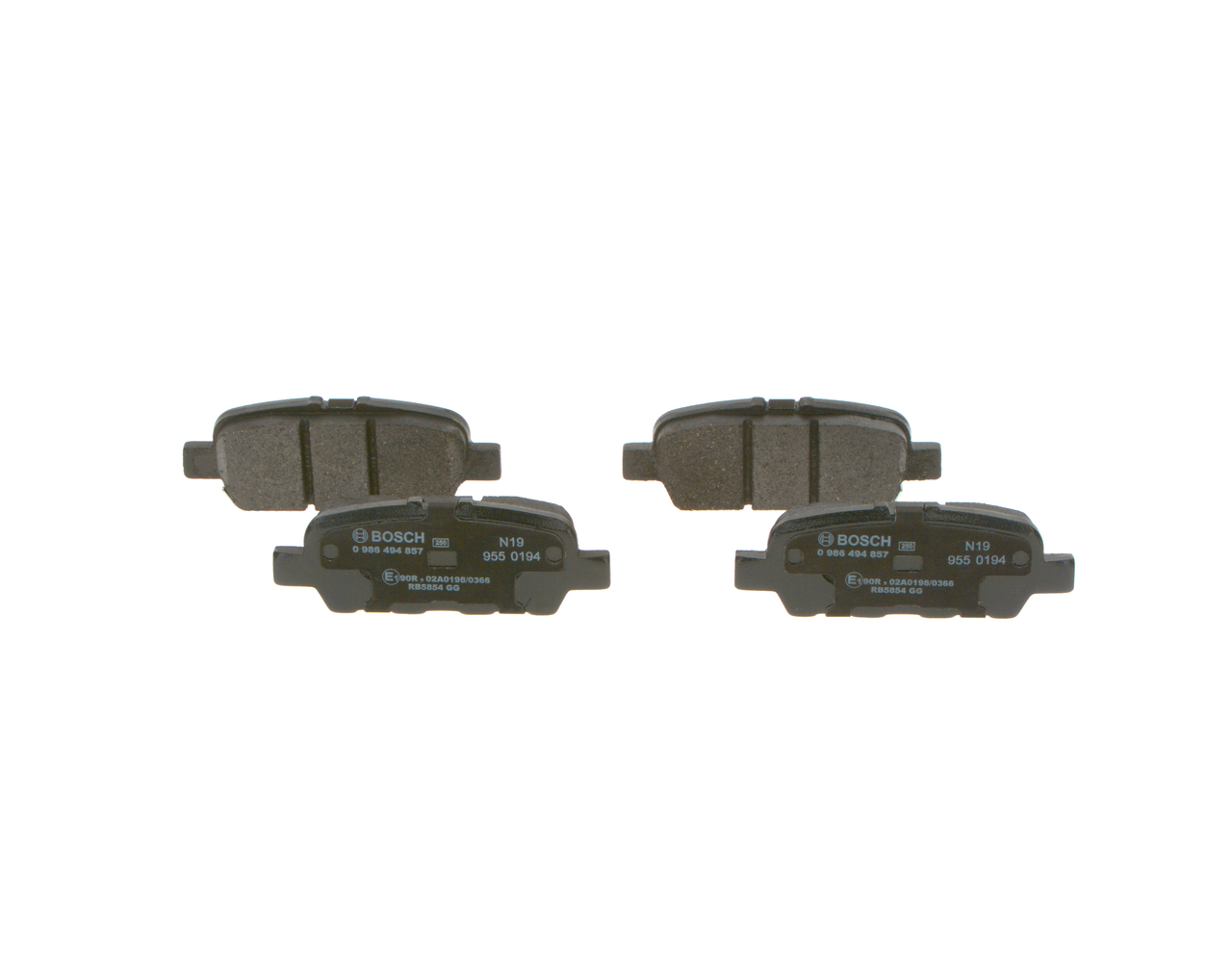 Brake Pad Set, disc brake (Rear axle)  Art. 0986494857