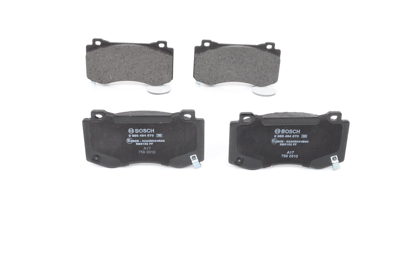 Brake Pad Set, disc brake (Front axle)  Art. 0986494870