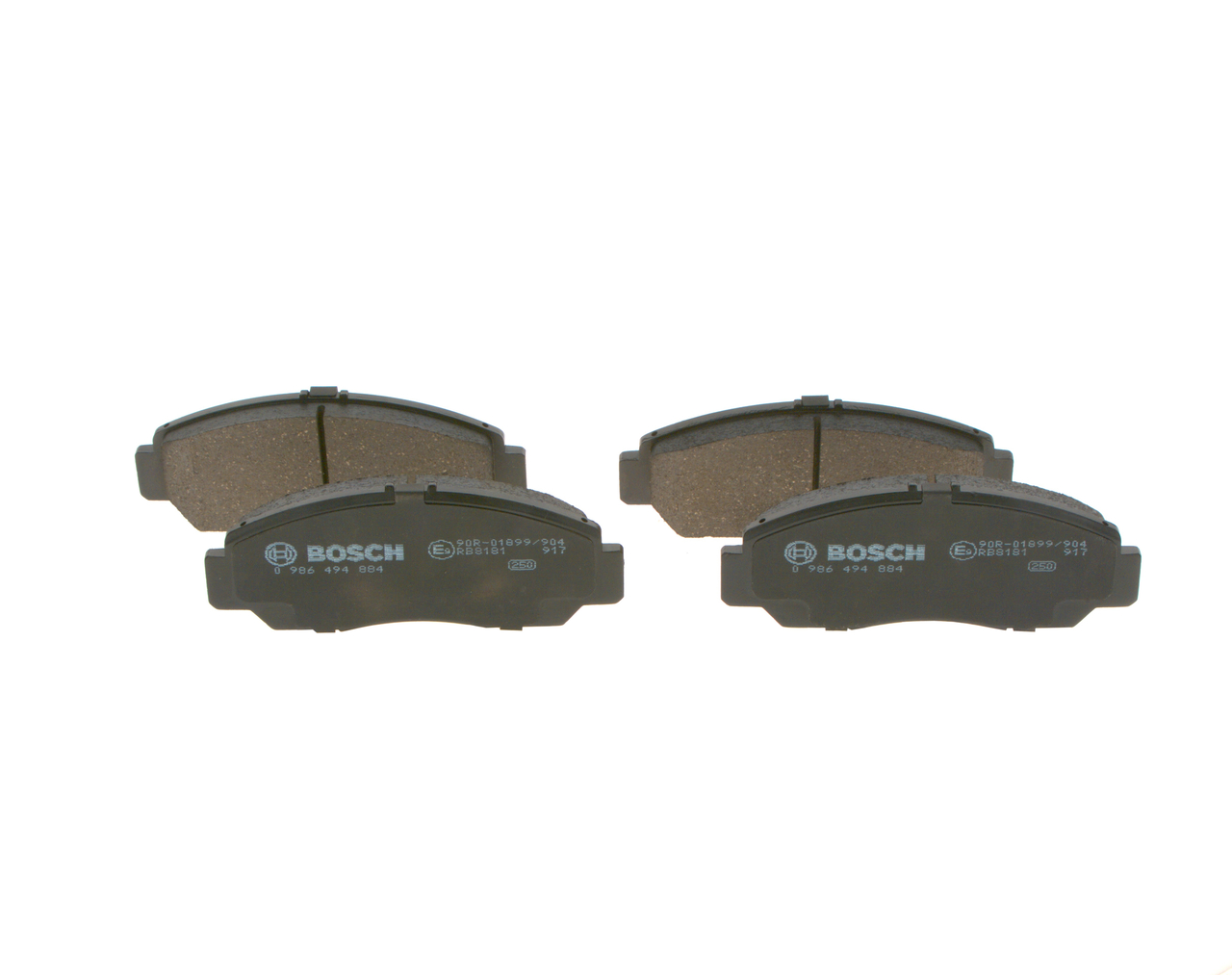 Brake Pad Set, disc brake (Front axle)  Art. 0986494884