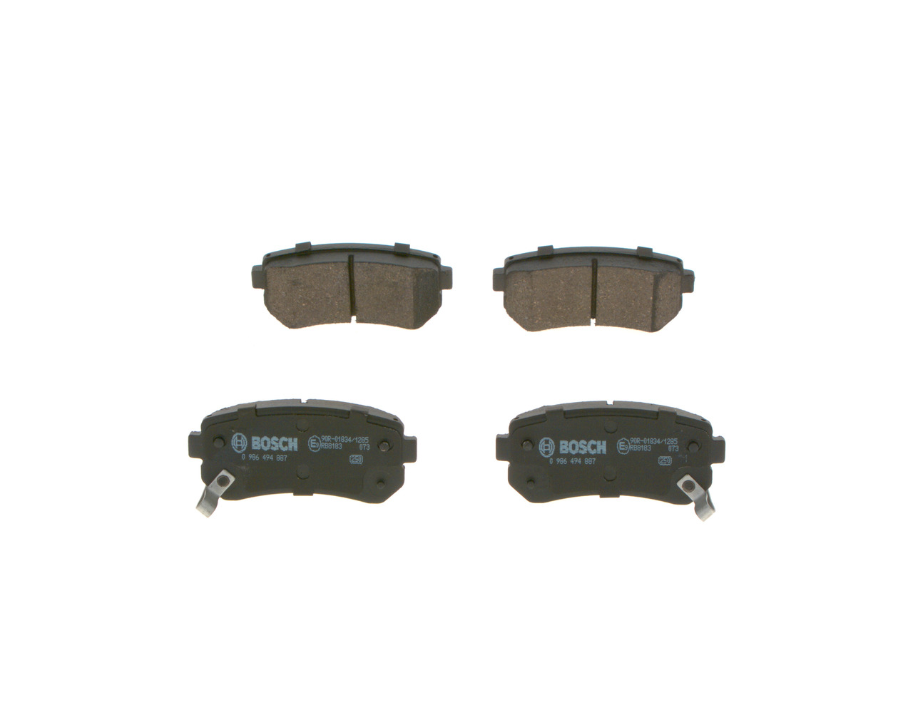 Brake Pad Set, disc brake (Rear axle)  Art. 0986494887