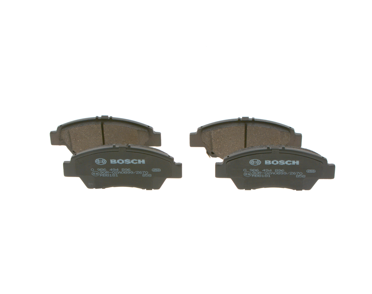 Brake Pad Set, disc brake (Front axle)  Art. 0986494896