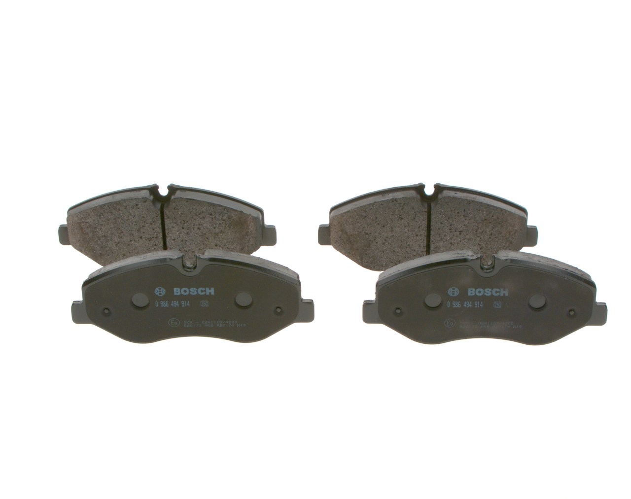 Brake Pad Set, disc brake (Front axle)  Art. 0986494914