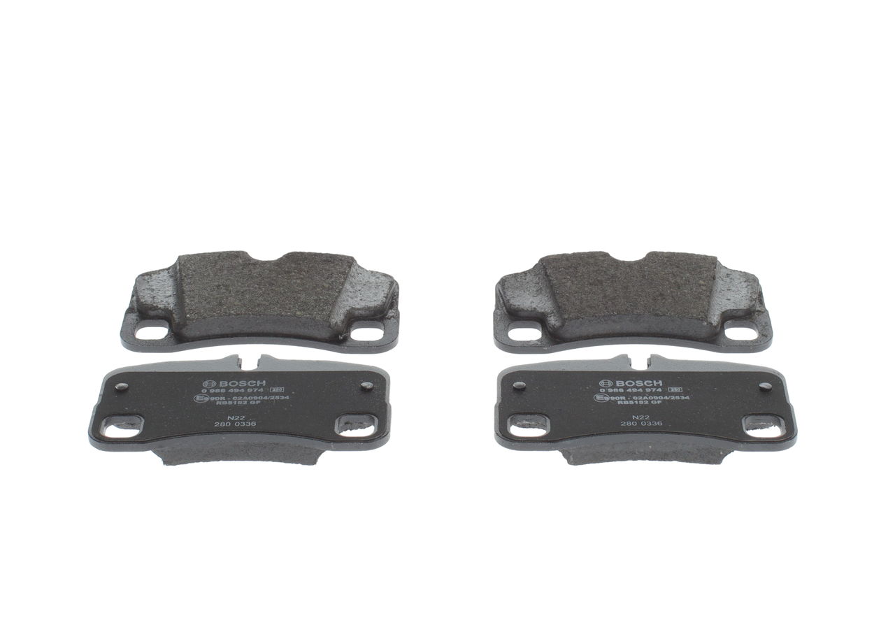 Brake Pad Set, disc brake (Rear axle)  Art. 0986494974