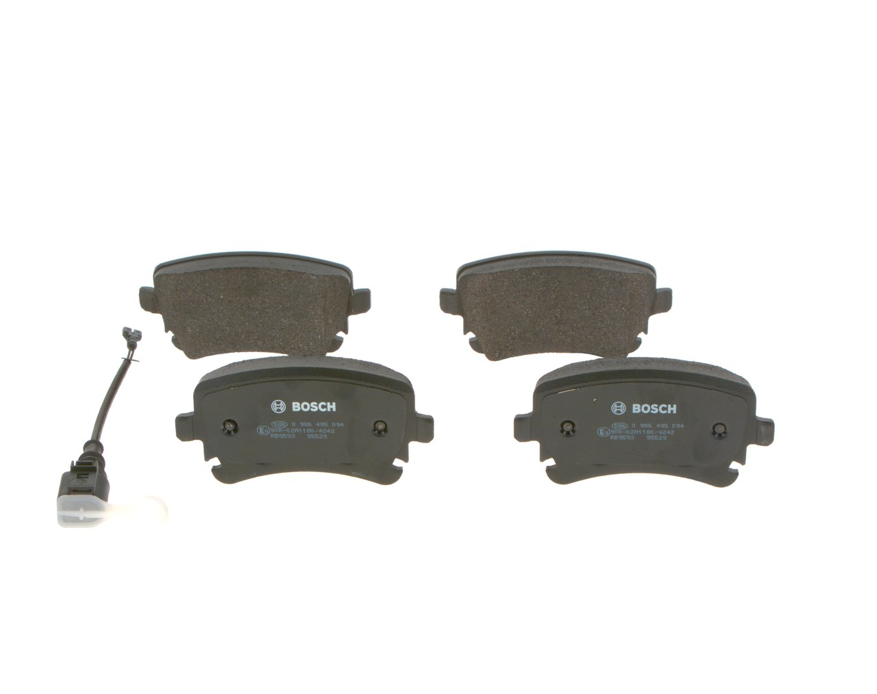 Brake Pad Set, disc brake (Rear axle)  Art. 0986495094