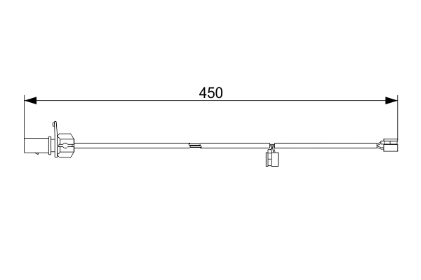 Warning Contact, brake pad wear (Disc brake)  Art. 1987473583