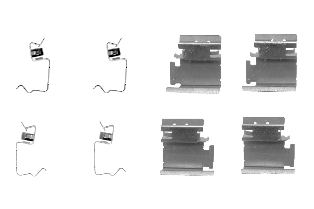 Accessory Kit, disc brake pad (Front axle)  Art. 1987474311