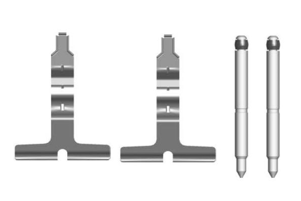 Accessory Kit, disc brake pad (Rear axle)  Art. 1987474430