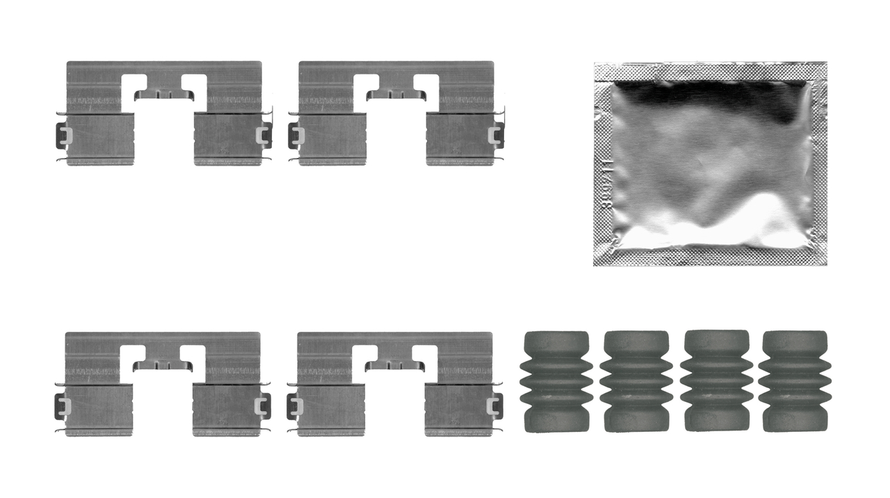 Accessory Kit, disc brake pad (Bosch)  Art. 1987474747