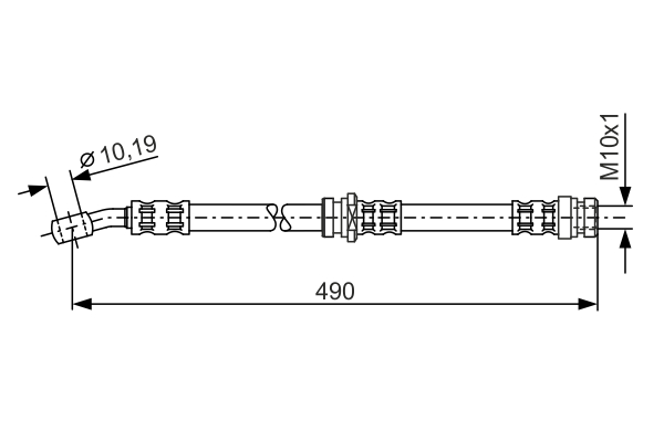 Brake Hose (Rear axle)  Art. 1987476076