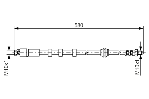 Brake Hose (Front axle)  Art. 1987476093