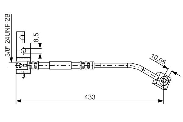 Brake Hose (Front axle, right)  Art. 1987476103