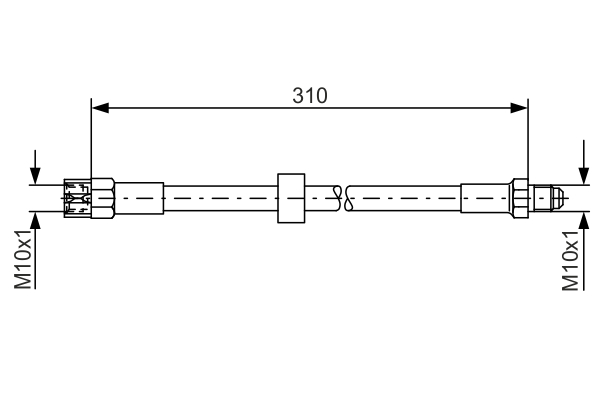 Brake Hose (Rear axle, Inner)  Art. 1987476128