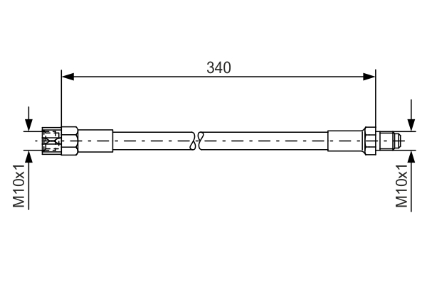 Brake Hose (Front axle)  Art. 1987476129