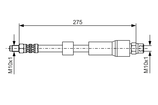 Brake Hose (Rear axle)  Art. 1987476174