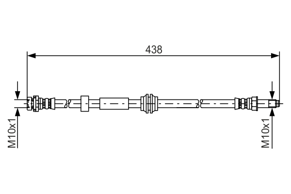 Brake Hose (Front axle)  Art. 1987476181