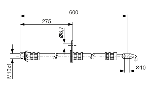 Brake Hose (Front axle, right)  Art. 1987476229