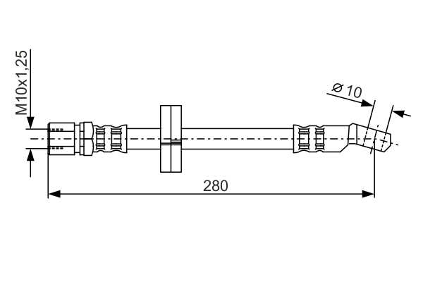 Brake Hose (Front axle)  Art. 1987476239