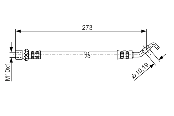 Brake Hose (Rear axle)  Art. 1987476270