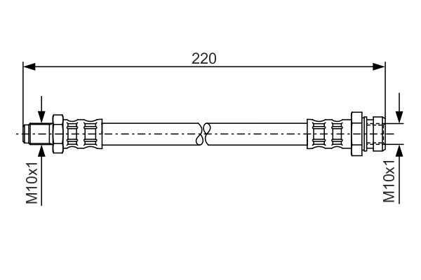 Brake Hose (Rear axle)  Art. 1987476347