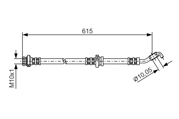 Brake Hose (Front axle, right)  Art. 1987476362