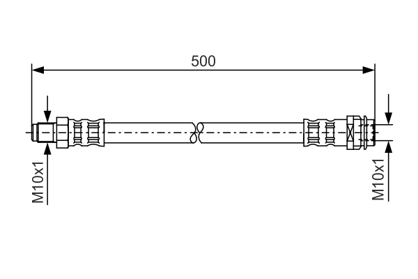 Brake Hose (Front axle)  Art. 1987476453