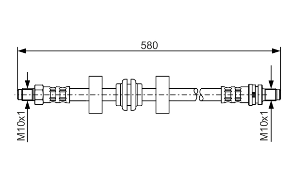 Brake Hose (Rear axle)  Art. 1987476602