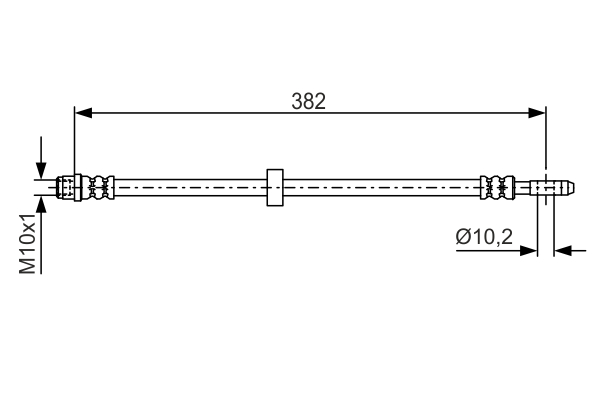 Brake Hose (Front axle)  Art. 1987476696