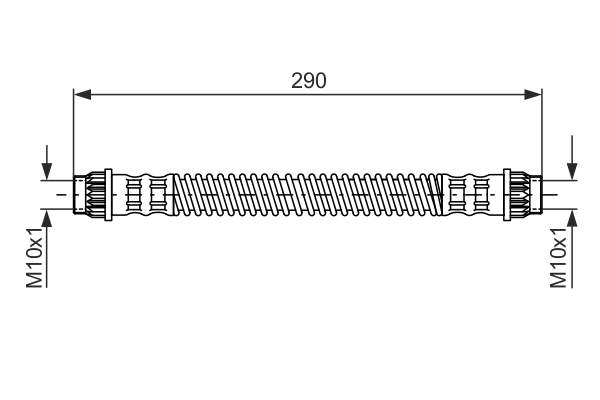 Brake Hose (Rear axle)  Art. 1987476702