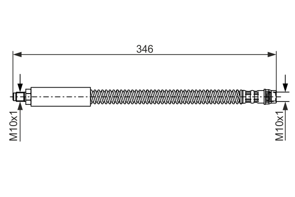 Brake Hose (Front axle)  Art. 1987476859