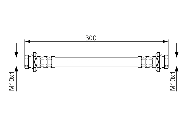 Brake Hose (Rear axle)  Art. 1987476908