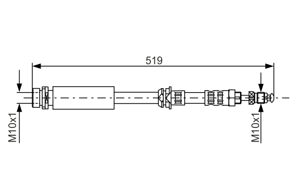 Brake Hose (Front axle)  Art. 1987476993