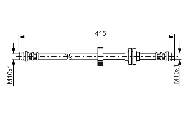 Brake Hose (Front axle)  Art. 1987476999