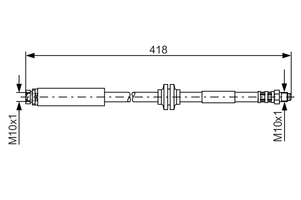 Brake Hose (Rear axle)  Art. 1987481058