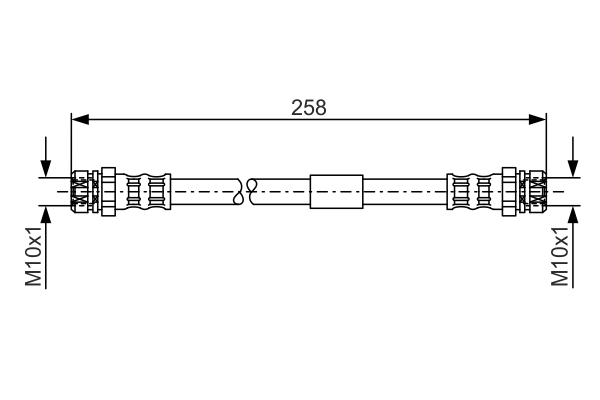 Brake Hose (Rear axle)  Art. 1987481369