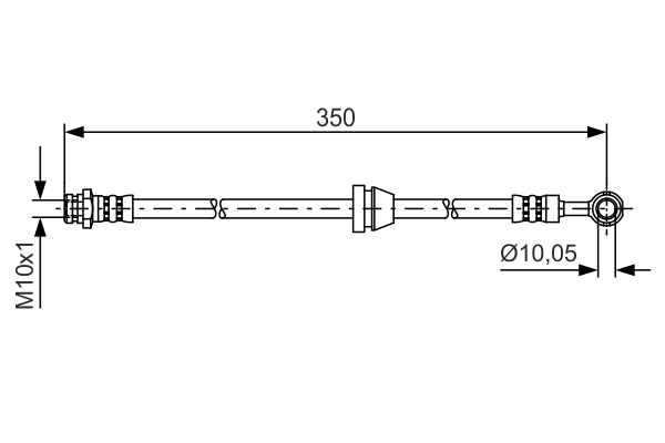 Brake Hose (Front axle)  Art. 1987481388