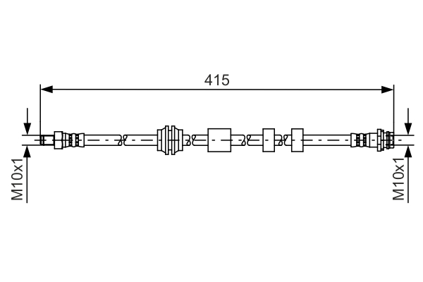 Brake Hose (Front axle)  Art. 1987481425